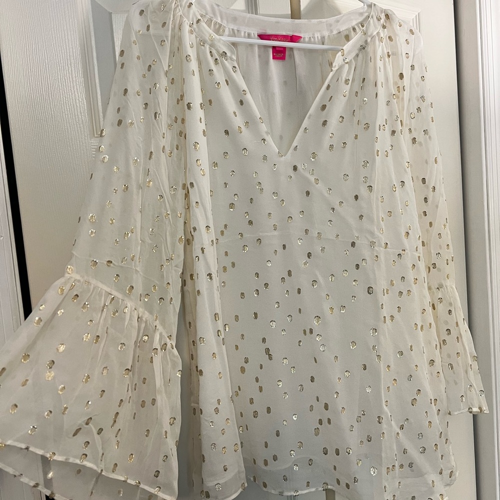 Lilly Pulitzer Giana Silk Blouse